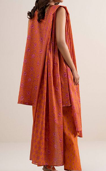 Sapphire Rusty Orange Lawn Suit | Pakistani Lawn Dress in USA- Image 2