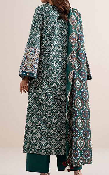 Sapphire Teal/Off White Lawn Suit | Pakistani Lawn Dress in USA- Image 2