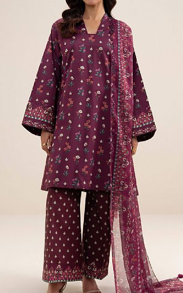Sapphire Dark Raspberry Lawn Suit | Pakistani Lawn Dress in USA- Image 1