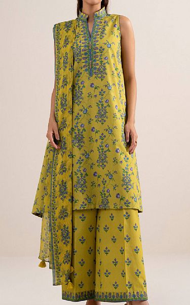 Sapphire Arylide Yellow Lawn Suit | Pakistani Lawn Dress in USA- Image 1