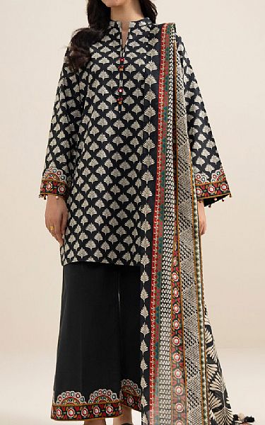 Sapphire Black/Off White Lawn Suit | Pakistani Lawn Dress in USA- Image 1