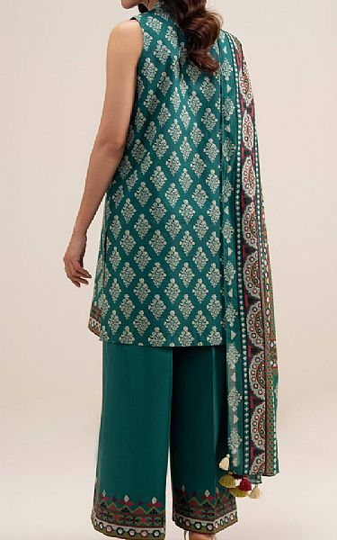 Sapphire Teal Lawn Suit | Pakistani Lawn Dress in USA- Image 2