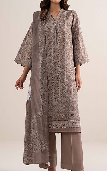 Sapphire Warm Grey Lawn Suit | Pakistani Lawn Dress in USA- Image 1