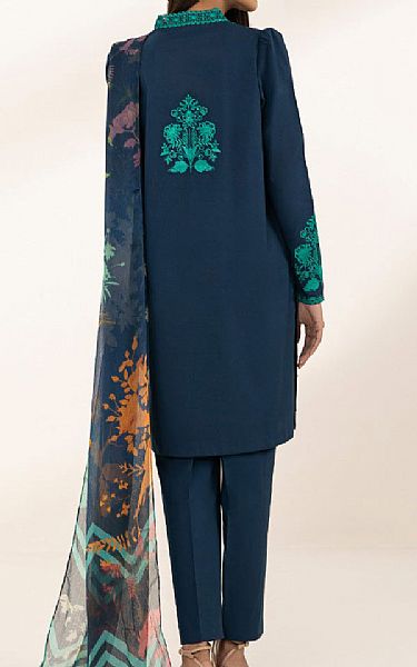 Sapphire Dark Blue Lawn Suit (2 pcs) | Pakistani Lawn Suits- Image 2