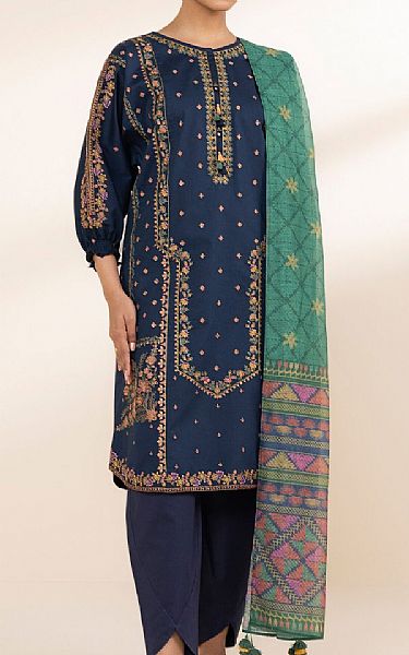 Sapphire Pickled Bluewood Lawn Suit | Pakistani Lawn Dress in USA- Image 1