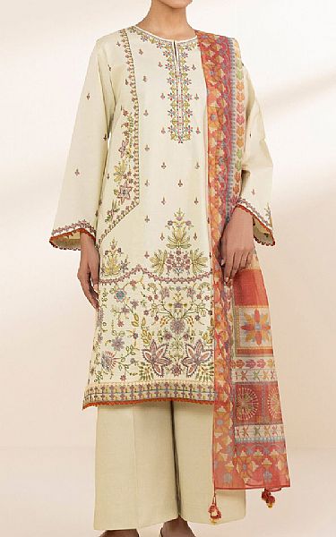 Sapphire Off White Lawn Suit | Pakistani Lawn Dress in USA- Image 1