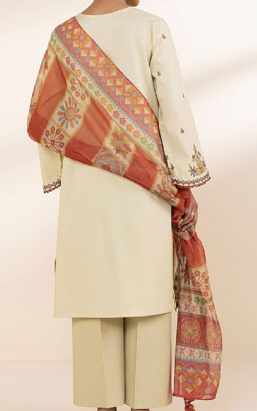 Sapphire Off White Lawn Suit | Pakistani Lawn Dress in USA- Image 2