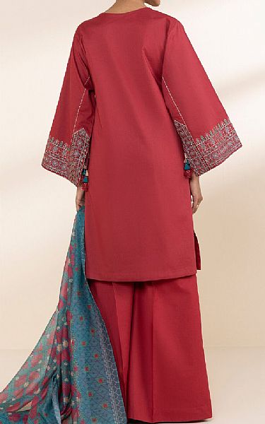 Sapphire Faded Red Lawn Suit | Pakistani Lawn Dress in USA- Image 2