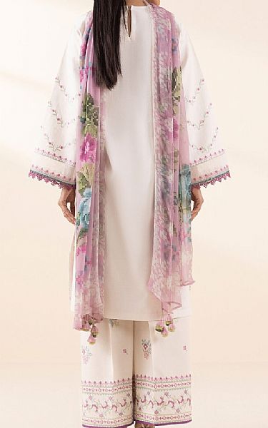 Sapphire Off White Dobby Suit | Pakistani Lawn Dress in USA- Image 2