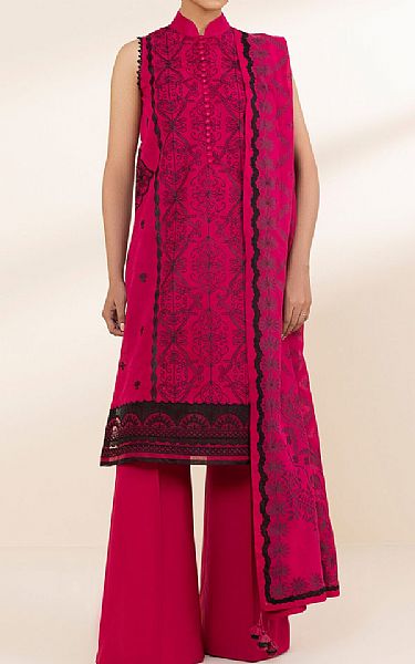 Sapphire Hot Pink Cotton Suit | Pakistani Lawn Dress in USA- Image 1