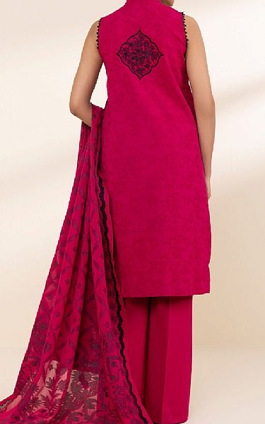 Sapphire Hot Pink Cotton Suit | Pakistani Lawn Dress in USA- Image 2