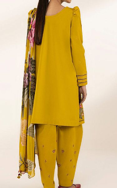 Sapphire Mustard Lawn Suit | Pakistani Lawn Suits- Image 2