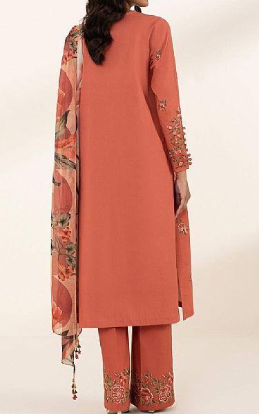 Sapphire Coral Lawn Suit | Pakistani Lawn Suits- Image 2