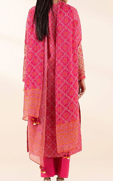 Sapphire Pink Lawn Suit | Pakistani Lawn Dress in USA- Image 2