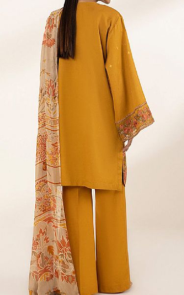 Sapphire Mustard Cotton Suit | Pakistani Lawn Suits- Image 2