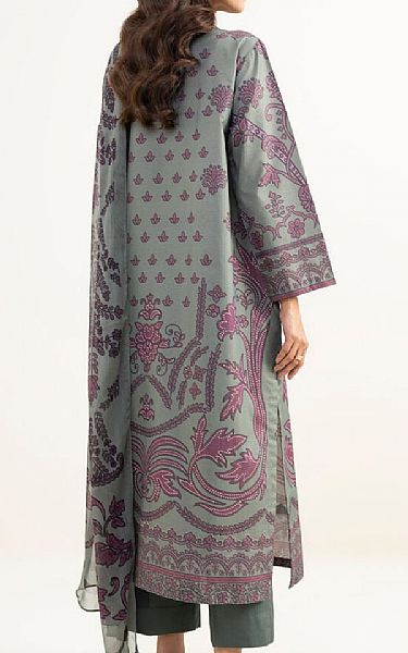 Sapphire Grey Lawn Suit | Pakistani Lawn Dress in USA- Image 2