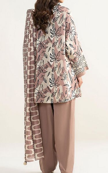 Sapphire Beige/Tea Pink Lawn Suit | Pakistani Lawn Dress in USA- Image 2