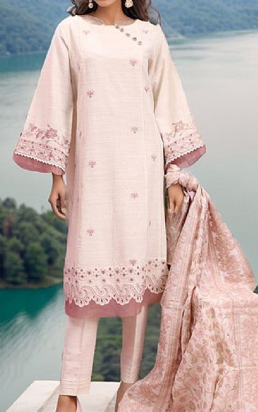 Saya Ivory Khaddar Suit | Pakistani Winter Dresses- Image 1