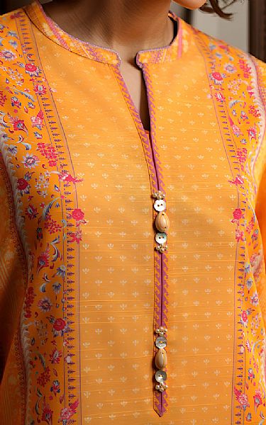 Saya Yellow Khaddar Suit | Pakistani Winter Dresses- Image 2
