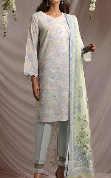 Saya Silver Sand Khaddar Suit | Pakistani Winter Dresses- Image 1