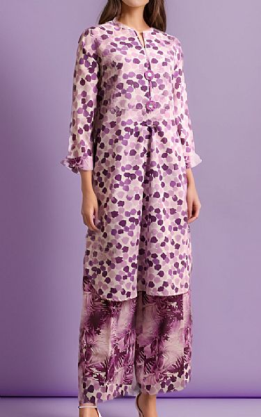 Saya Grape Khaddar Suit (2 pcs) | Pakistani Winter Dresses- Image 1