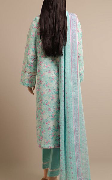 Saya Pale Aqua Khaddar Suit | Pakistani Winter Dresses- Image 2