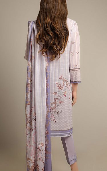 Saya Lilac Khaddar Suit | Pakistani Winter Dresses- Image 2