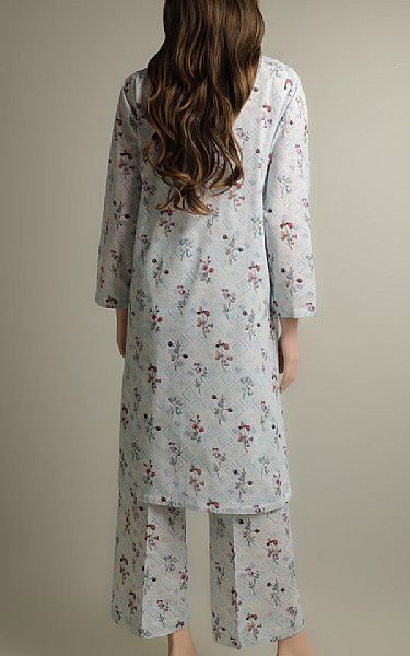 Saya Light Grey Khaddar Suit (2 pcs) | Pakistani Winter Dresses- Image 2