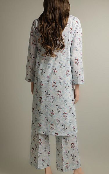 Saya Light Grey Khaddar Suit (2 pcs) | Pakistani Winter Dresses in USA- Image 2