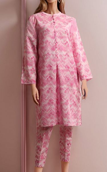 Saya Pink Khaddar Suit (2 pcs) | Pakistani Winter Dresses in USA- Image 1