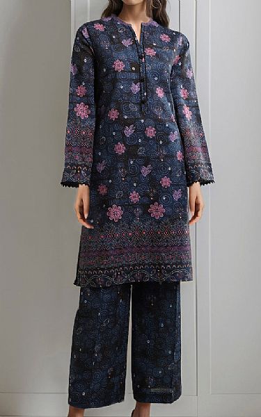Saya Pickled Bluewood Khaddar Suit (2 pcs) | Pakistani Winter Dresses- Image 1