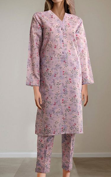 Saya Lilac Khaddar Suit (2 pcs) | Pakistani Winter Dresses- Image 1