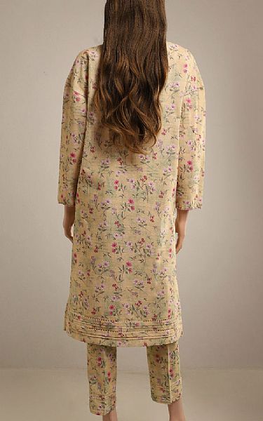 Saya Sand Gold Khaddar Suit (2 pcs) | Pakistani Winter Dresses in USA- Image 2