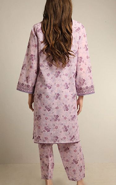 Saya Lilac Khaddar Suit (2 pcs) | Pakistani Winter Dresses- Image 2