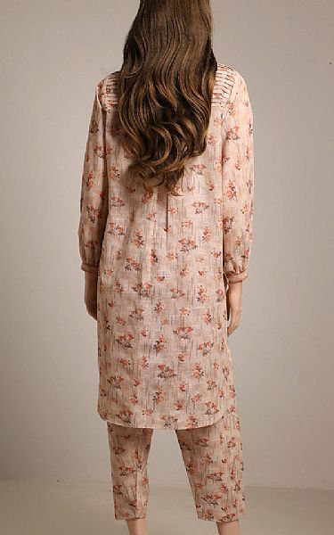 Saya Desert Sand Khaddar Suit (2 pcs) | Pakistani Winter Dresses in USA- Image 2