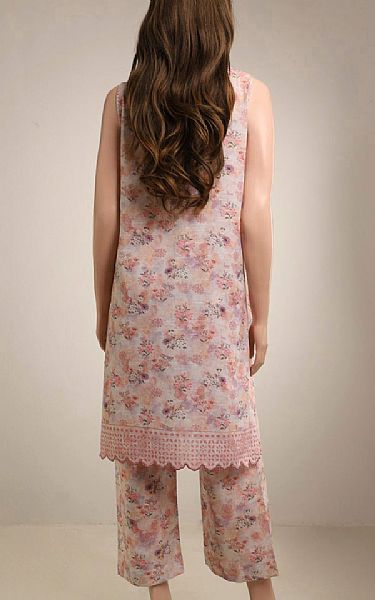 Saya Off White/Peach Khaddar Suit (2 pcs) | Pakistani Winter Dresses in USA- Image 2