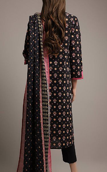 Saya Black Khaddar Suit | Pakistani Winter Dresses- Image 2