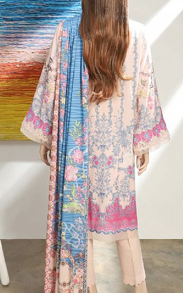Saya Ivory Linen Suit | Pakistani Winter Dresses- Image 2