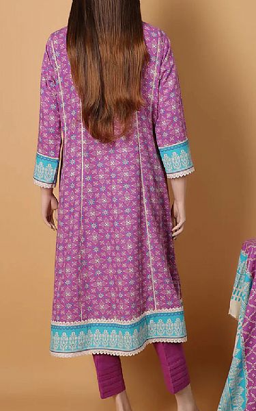 Saya Plum Khaddar Suit | Pakistani Winter Dresses- Image 2