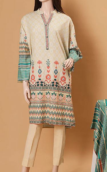 Saya Ivory Khaddar Suit | Pakistani Winter Dresses- Image 1