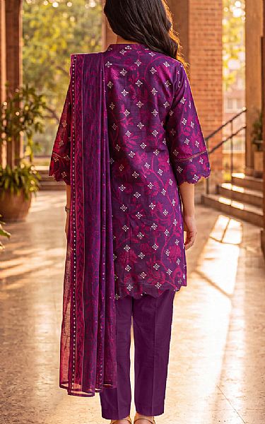 Saya Plum Khaddar Suit | Pakistani Winter Dresses in USA- Image 2
