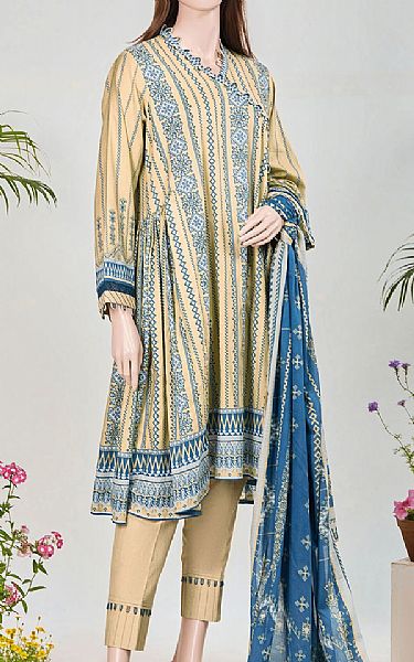 Saya Cream Lawn Suit | Pakistani Dresses in USA- Image 1