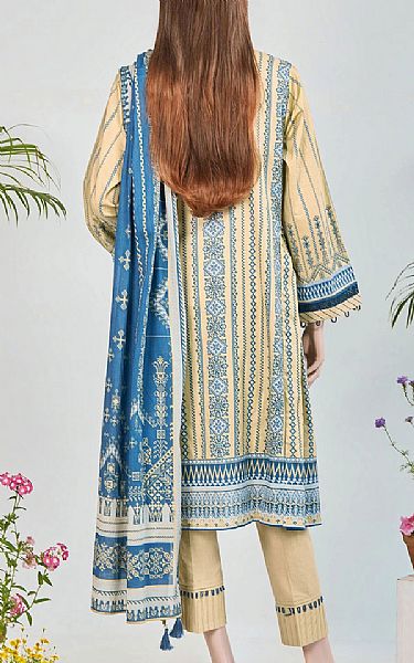 Saya Cream Lawn Suit | Pakistani Dresses in USA- Image 2