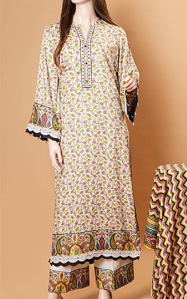 Saya White Marina Suit | Pakistani Winter Dresses- Image 1