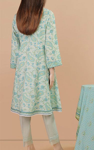 Saya Mint Green Khaddar Suit | Pakistani Winter Dresses- Image 2