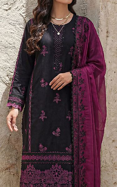 Saya Black Cambric Suit | Pakistani Lawn Dress in USA- Image 2