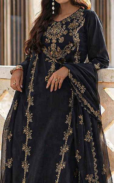 Saya Black Cambric Suit | Pakistani Lawn Dress in USA- Image 2