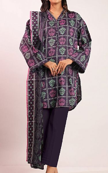 Saya Plum Purple Lawn Suit | Pakistani Lawn Dress in USA- Image 1