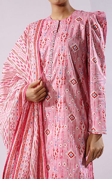 Saya Baby Pink Lawn Suit | Pakistani Lawn Dress in USA- Image 2