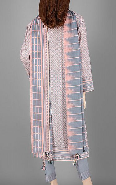 Saya Baby Pink Cambric Suit | Pakistani Dresses in USA- Image 2